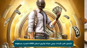 اشحن الآن شدات ببجي مجانا واربح أسكن AWM الجديد بسهولة